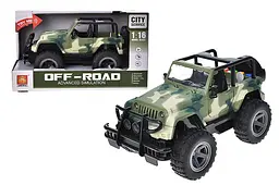 Іграшкова машинка позашляховик Wenyi Jeep 1:16 інерційна WY391A в коробці р.27,5х14х16см