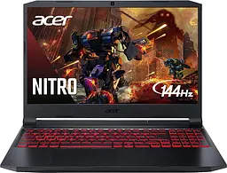 Ноутбук ACER Nitro 5 15.6" FHD 8/256GB, i5-11400H, GTX1650 4GB (AN515-57-536Q) Black (BOX)