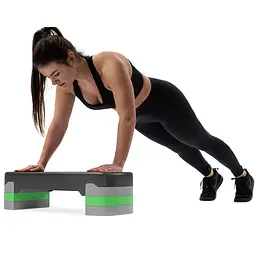 Степ платформа Hop-Sport HS-PP020AS чорно-зелена - мініатюра 5