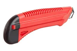 Ніж сегментний висувний будівельний Intertool 18 мм посилений HT-0501 - мініатюра 3