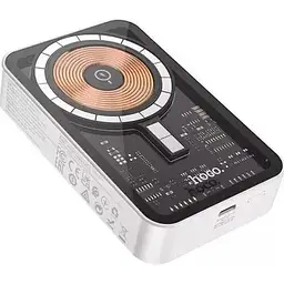 Портативна батарея Hoco Q10A PD MagSafe 20W Magnetic 10000 mAh White - мініатюра 2