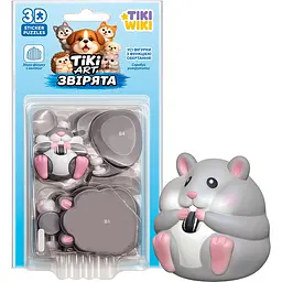 Набір 3D-стікерів-пазлів Tiki Wiki - Тікі арт-звірята в асортименті (PTA0908S) - мініатюра 5