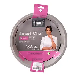 Форма для випікання силіконова Krauff Smart Сhef 29-298-032 28x25.5x4 см сіра - мініатюра 4