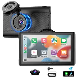 Портативний монітор Aspiring Auto Play DVR 1, Magnet, CarPlay, Android auto