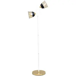 Торшер класичний LK-727F/1 E27 WH+FG