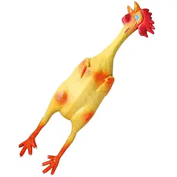 Flamingo latex chicken іграшка для собак курка з пищалкою латекс 11х8х49 см 49 см