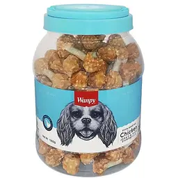 Wanpy Chicken Jerky & Rice Dumbells ванпи кость-гантель з куркою І рисом ласощі для собак 1кг