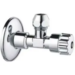 Кран вентильний Reiger 1/2x3/8" Кран кутовий вентильний 1/2"x3/8" з цангою