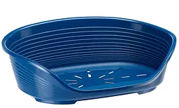 Пластиковий лежак для собак і котів Ferplast Siesta Deluxe 4 синій 61,5×45×21,5 см 70204914