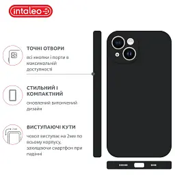Чохол до мобільного телефона Intaleo SoftShell Apple iPhone 14 Plus Black (1283126557736) - мініатюра 4