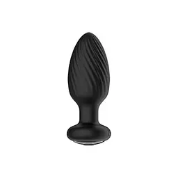 Анальна пробка Nexus Tornado Butt Plug Medium 10.9 см (чорний)