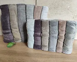 Набір турецьких махрових рушників Cestepe 50х90 6 штук + 70х140 6 штук Bamboo Aymira - мініатюра 3