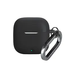 Силіконовий чохол для навушників OPPO Enco Buds3, Hang Case, чорний, ультратонкий захисний кейс товщиною 2 мм, захист від подряпин, пилу та ударів, компактний, з карабіном для кріплення, ArmorStandart (ARM88030)