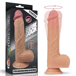 Силіконовий фалоімітатор 8.5 Nature Cock Rotating LOVETOYS 66-LV4031 100413