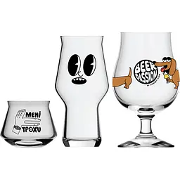 Набір келихів для пива Concept Glass Дегустаційний Beer Passion 3 шт. (BP/8807)