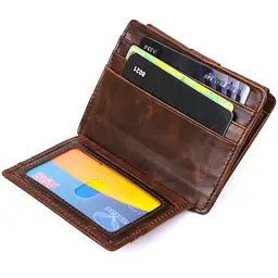 Чоловічий шкіряний гаманець Vintage 12х8,5х1 см acs0022795 - мініатюра 3