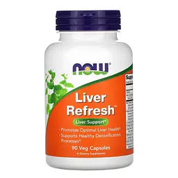 Комплекс для печени Liver Refresh 90 капсул NOW vit0005624