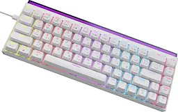 Клавіатура Ajazz NK68 Red Switch White USB-C (NK68-R-W) - мініатюра 5