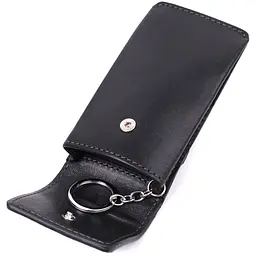 Ключниця футляр із натуральної шкіри GRANDE PELLE 6.5х13х1 см acs0032257 - мініатюра 6
