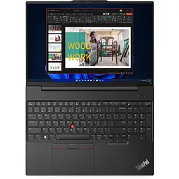 Ноутбук Lenovo ThinkPad E16 7 7730U, 4.5 GHz, 8GB, 512GB, Windows 11 ProNegru - мініатюра 2