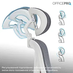 Офісне крісло OfficePro Atlas OC630-W-DG-DG (OC630-W-DG-DG) - мініатюра 12