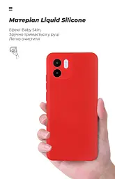 Чехол ArmorStandart ICON для Xiaomi Redmi A2 Camera cover Red (ARM66539) - мініатюра 7