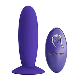 Анальна пробка Pretty Love Remote Control Vibrating Plug Youth 11 см (фіолетовий)