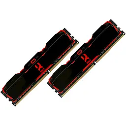 Модуль пам'яті DDR4 Goodram Iridium X 2x8GB 3200MHz Black (IR-X3200D464L16SA/16GDC) [94879] - мініатюра 2