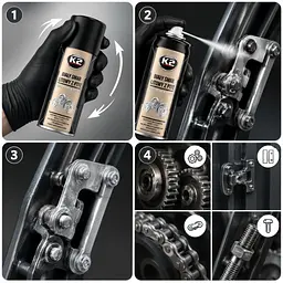 Мастило Багатоцільове Літієве K2 White Grease PTFE 400 мл (W121) - мініатюра 2