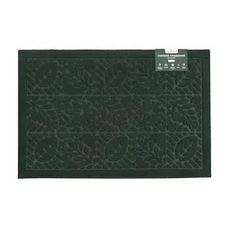 Килимок придверний Eco Fabric Листя без кромки смарагд 40 х 60 см (4060-010)