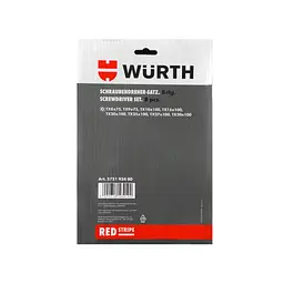 Набір викруток Wurth Torx Red Stripe з отвором 8шт(575193480) - мініатюра 3