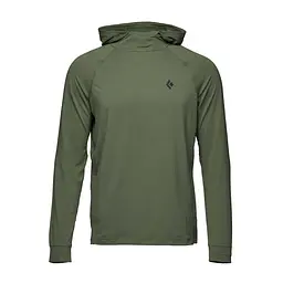 Худі чоловіче Black Diamond M LS Alpenglow Hoody S Оливковий - мініатюра 3