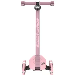 Самокат Scoot and Ride Highwaykick-3s колеса світяться 3+ років пастельно-рожевий (SR-00935) - мініатюра 2