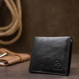 Чоловіче шкіряне портмоне GRANDE PELLE 11х9х1,5 см acs0018652 - мініатюра 6