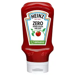 Кетчуп томатний Heinz Zero Added sugar and salt 425 г