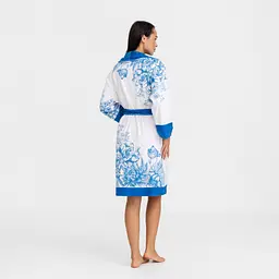 Халат жіночий з плюшевого велюру ексклюзивний Mirami 18295 L-XL - мініатюра 3