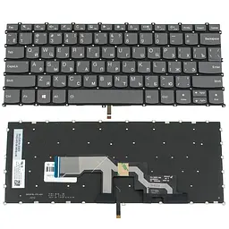 Клавіатура для ноутбука LENOVO (IdeaPad: S540-13 series) rus onyx чорний без фрейма підсвічування клавіш