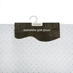 Килимок для душу квадратиний Eco Fabric Лоза 50х50 см білий (5050-002) - мініатюра 5