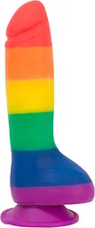 Райдужний фалоімітатор Addiction Justin 8 Rainbow, 20.3х4.5 см