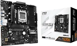 Материнська плата ASRock A620AM Pro-A Socket AM5 (A620AM PRO-A) - мініатюра 3
