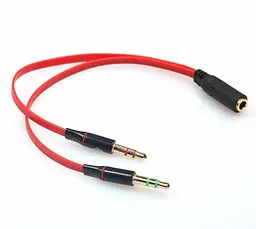 Сплиттер Jack 3.5 (мама) - 2xJack 3.5 (папа) Master YT-S-3.5