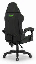 Комп'ютерне крісло Hell's HC-1014 Black-Green тканина - мініатюра 3