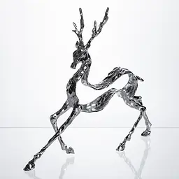 Декоративна фігурка Yiwu Reindeer 30х8х29 см металева статуетка колекційна для дому декор на камін HP-7-9 - мініатюра 6