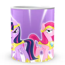 Кухоль GeekLand My little pony Мій маленький поні Пінкі Пай Твайлайт Раріті Еплджек MLP 15 330 мл білий - мініатюра 2