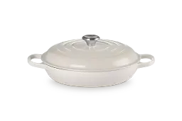 Каструля Le Creuset Signature Cast Iron Shallow Casserole 30 см Meringue