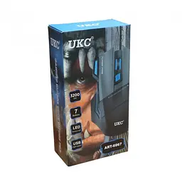 Дротова ігрова мишка UKC X7S з підсвіткою + килимок Синя - мініатюра 6