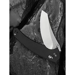 Ніж складаний туристичний Civivi Sixgill, (8.7 см) Nitro-V / G10 чорний - мініатюра 12
