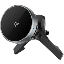Холдер тримач + бездротове зарядне Wiwu CH-319 Qi2.0 Car Wireless Charger