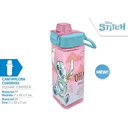 Пляшка для води Kids Licensing Stitch 500 мл (843402) - мініатюра 3