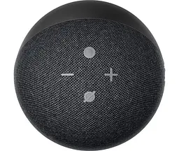 Бездротова колонка Amazon Echo 4th Gen Glacier Charcoal black розумна - мініатюра 5